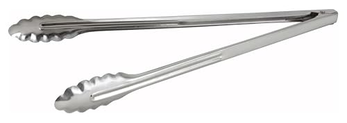 Coiled Spring Medium Weight Stainless Steel Utility Tong