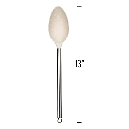 4pc Cream Wheat Straw Cooking Spoons Kitchen Utensils Set Household Essentials