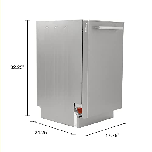 18 Inch Dishwasher Machine with Top Control LED Display