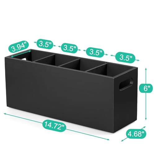 Large Utensil Holder with Removable Divider