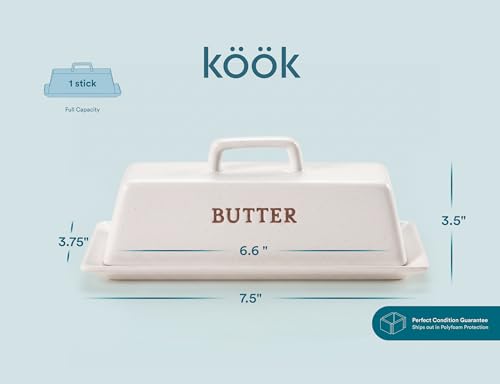 Ceramic Butter Dish with Lid