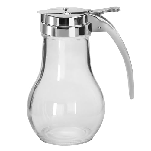 22490 Syrup Dispenser with Chrome Plated Zinc Alloy Top