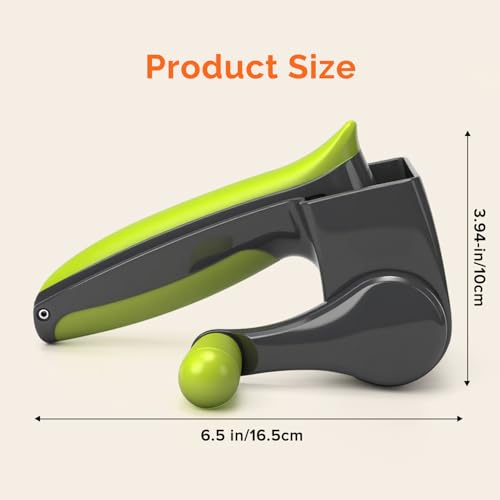 Patented Handheld Parmesan Cheese Grater with 2 Rotary Drums