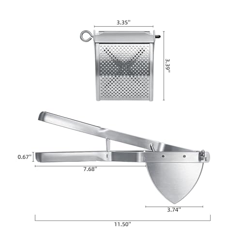 Potato Ricer Sopito Stainless Steel Potato Masher for Commercial and Home Use