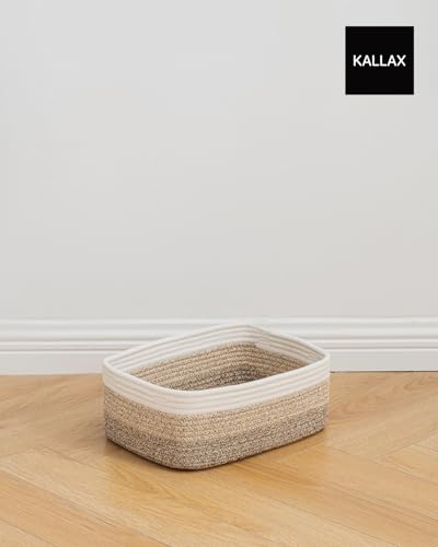 Small Woven Storage Basket for Organizing (3 Count)