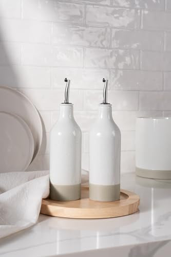16oz Ceramic Oil Dispenser Bottle (2 Count)