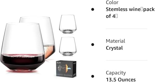 Wine Glasses Set (4 Count)
