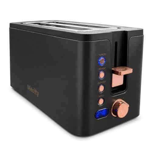 4 Slice Long Slot Toaster with Warming Rack