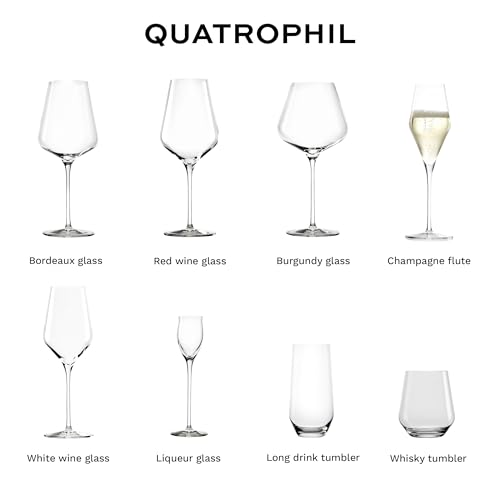 Quatrophil Champagne Glasses Crystal (2 Count)