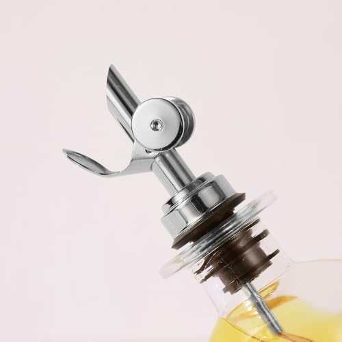 Oil and Vinegar Dispenser with Metal Pour Spout (2 Count)