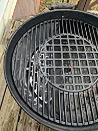 C883E Cast Iron Cooking Grid Grates Replacement for Weber 22.5 inches One