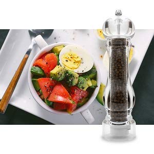salt and pepper grinder mill set refillable large