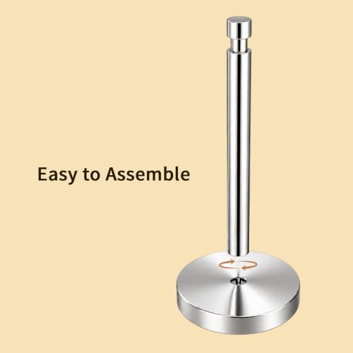 3.9lbs Heavy Duty Paper Towel Holder Countertop Weighted Base