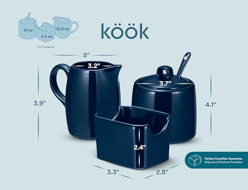 Sugar and Creamer Set (3 Count)