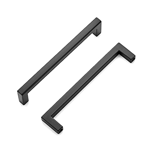 Matte Black Cabinet Handles Solid Cabinet Pulls (25 Count)