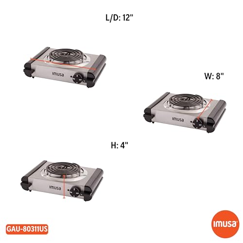 USA GAU 80311 Electric Single Burner 1000