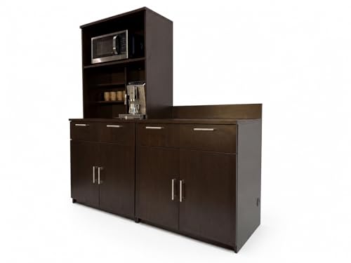 Microwave Hutch Cabinet with 2