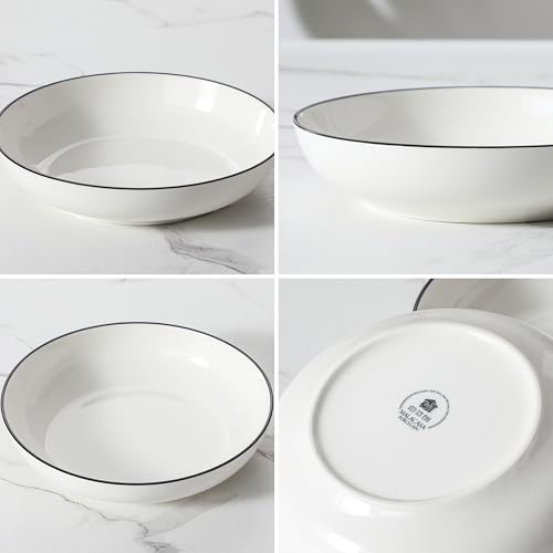 8.85" Large Pasta Bowls (6 Count)