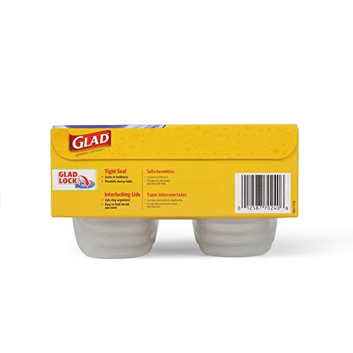 GladWare Mini Round Food Storage Containers (8 Count)