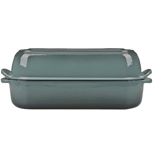 Enameled Cast Iron Loaf Pan with Lid