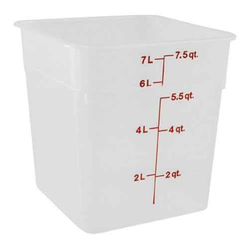 8SFSPP190 8 qt Polypropylene Food Storage Container