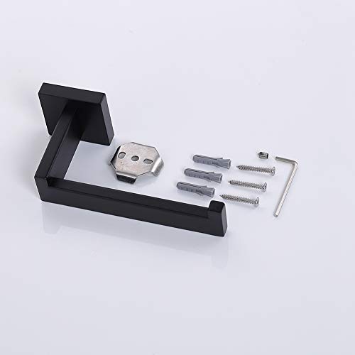 Toilet Paper Holder Matte Black (2 Count)