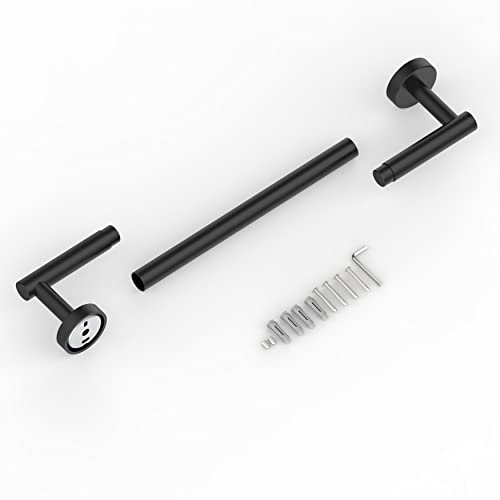 18 Inches Matte Black Towel Bar for Bathroom Kitchen Hand Towel Holder Dish Cloths Hanger SUS304 Stainless Steel RUSTPROOF Wall Mount