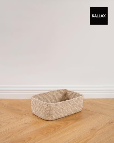 Small Woven Storage Basket for Organizing (3 Count)