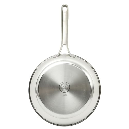 Castelle 10" Stainless Steel Frying Pan Non Toxic Fry Pan Skillet