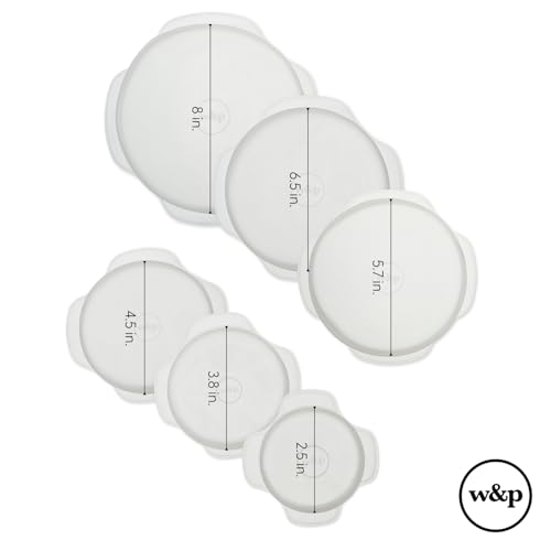 Reusable Silicone Stretch Lid (6 Count)