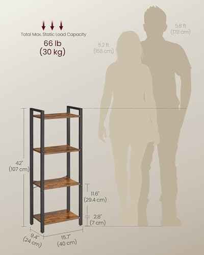 4 Tier Bookshelf