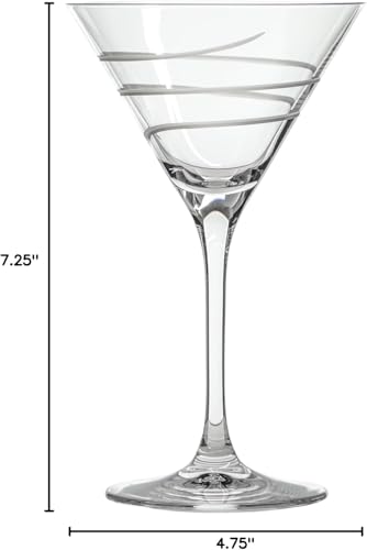 Twist Martini Glass (2 Count)