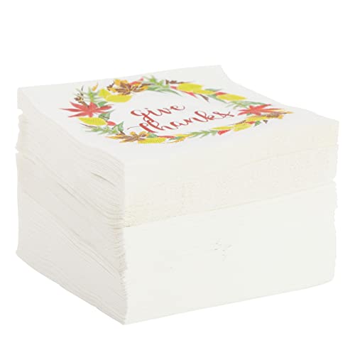 Disposable Decorative Square Dinner Napkins (100 Count)