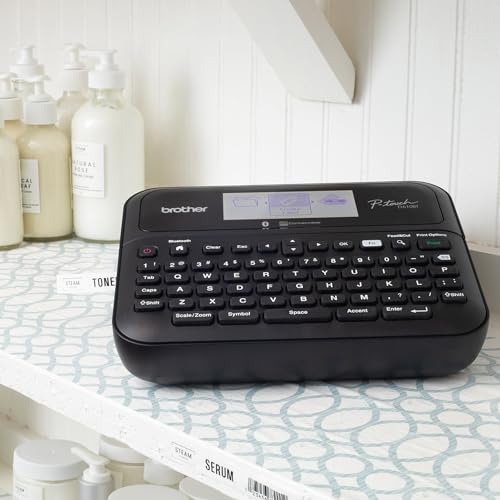 P-Touch PT- D610BTVP Business Professional Connected Label Maker | Connect and Create via Bluetooth® on TZe Label Tapes up to ~1 inch