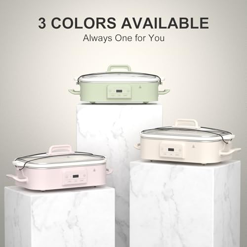 4 Quart Casserole Programmable Slow Cooker with Ceramic Baking Dish