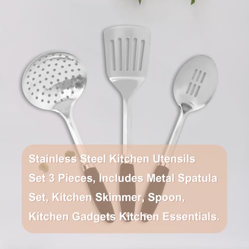 3 Piece Stainless Steel Utensil Set (3 Count)