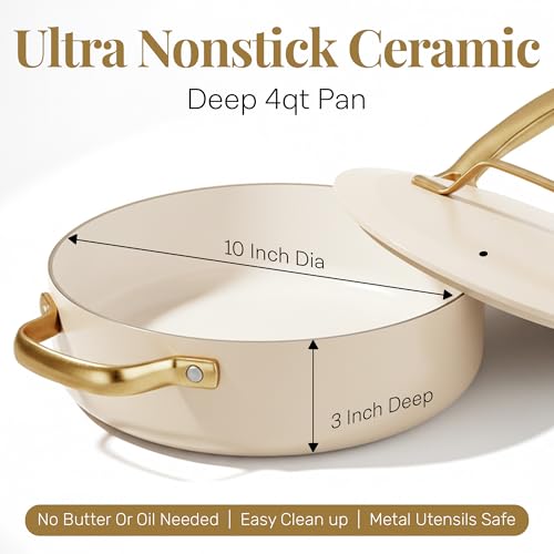 4Qt Saute Pan with Lid