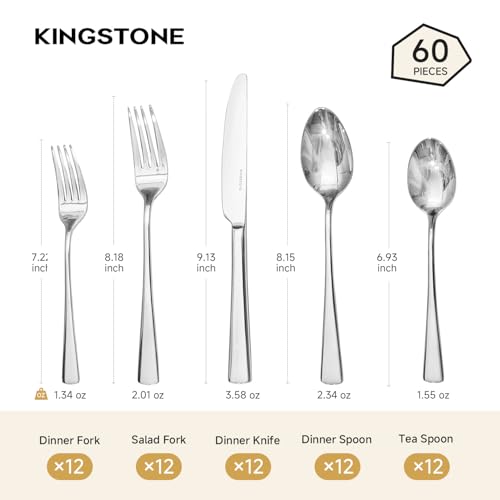 18 10 Flatware set for 12 (60 Count)