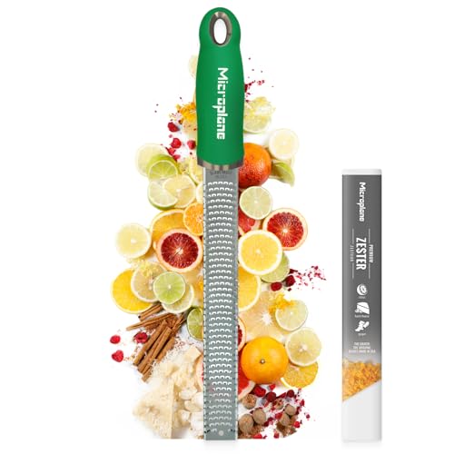 Premium Classic Zester Grater in Fresh Basil Green