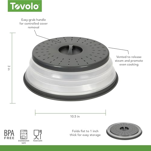 Collapsible Microwave Splatter Cover