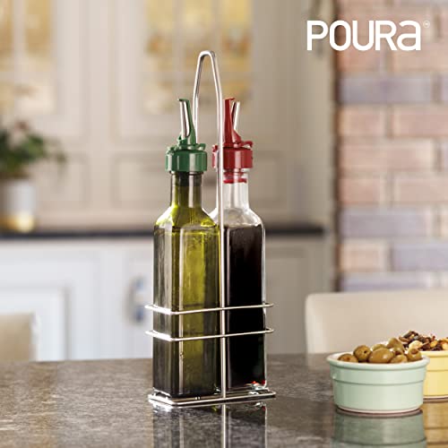 Vinegar and Olive Oil Bottle Drizzler Set