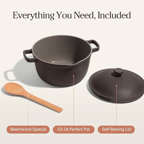 Perfect Pot 5.5 Qt Nonstick Ceramic Pot & Dutch Oven with Lid
