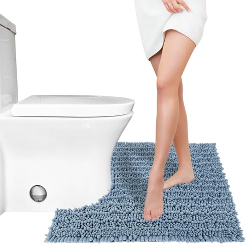 Toilet Rug U Shaped Washable 24x20 Inch