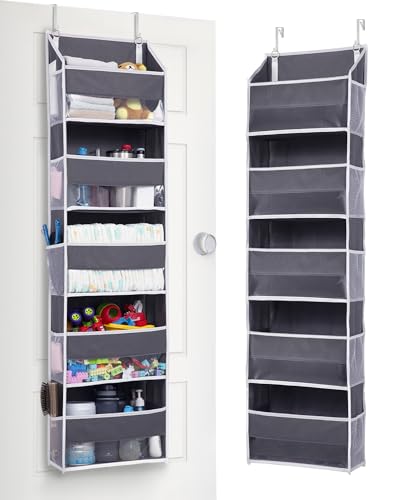 1 Pack Compact Size Over Door Organizer Slim Door Storage for Small