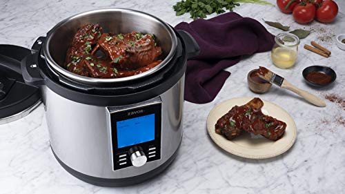LUX LCD 6 Quart Programmable Electric Multi