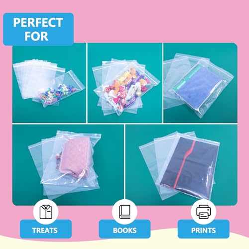 200 Pcs 3" x 5" Small Plastic Bag (200 Count)