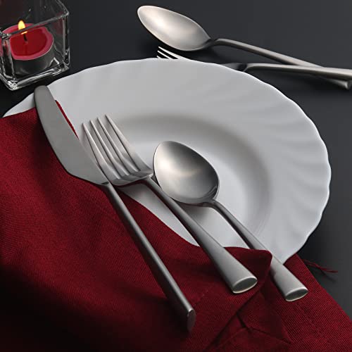 Bailey 40 Piece Forged Stainless Steel Flatware Set Cutlery Set (7.99 Count)