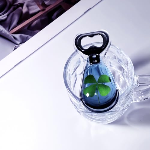 4 leaf Clover Resin Art Bottle Opener