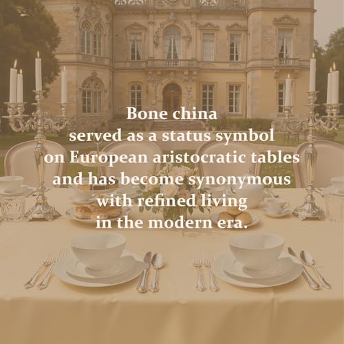 18Pc Textured White Bone China Set Service for 6
