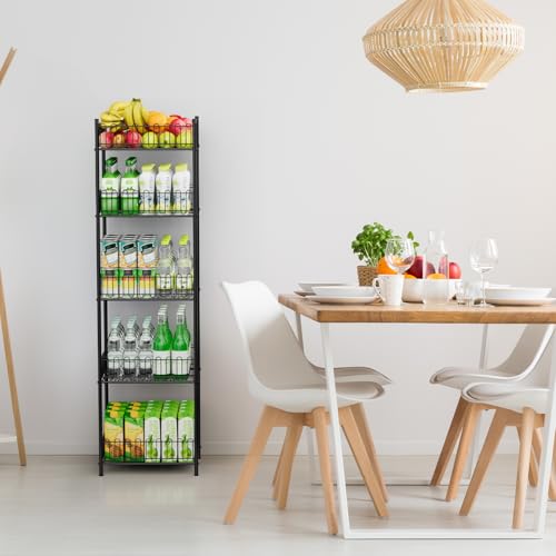 Soda Can Organizer for Pantry 5 Tier Water Bottle Organizer Holder for Tumbler Travel Mug Cup